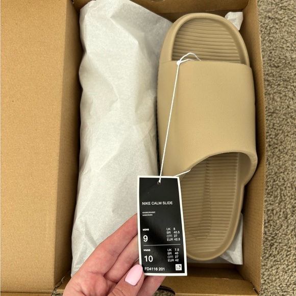 Brand new Nike slides with box and tags